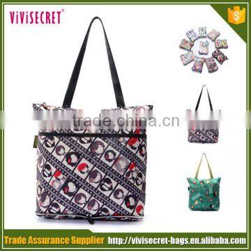 2016 Top Selling Custom Woman Cartoon Gift Foldable Shopping Bag photo-4