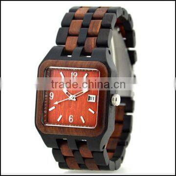 Fashion Wood Wrist Watch With Custom Logo Red Sandalwood photo-4