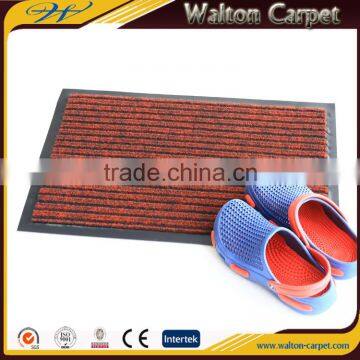 PVC backing non slip high quality coarse fiber rib door mat