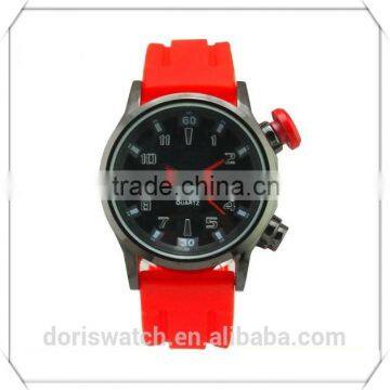 Hot selling fashion sport watch silicone strap Japan movement unisex watches