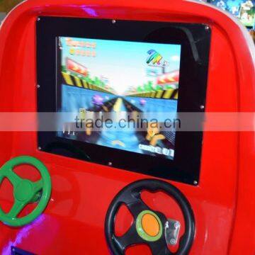 Baby Car game kiddie rides / arcade video car game /hot sale coin game machine