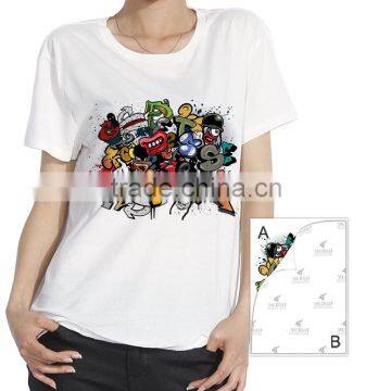 Yesion High Quality Dark T-shirts Self Weeding(No Cutting) Transfer Paper Use OKI C711WT A4 A3 Size