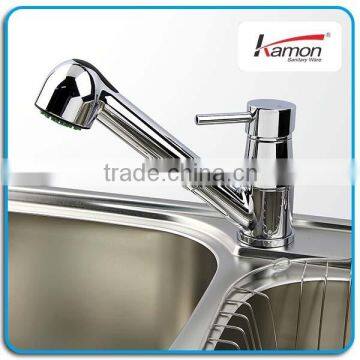 Spray UPC 61-9 NSF Pull Out Brass Kitchen Faucet photo-2