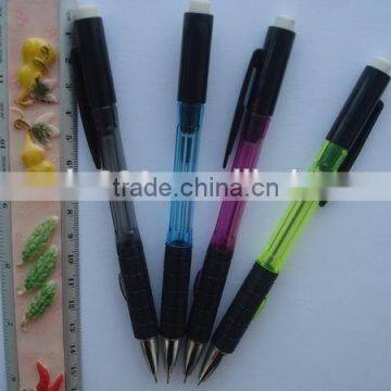 custom high quality automatic pencil mechanical pencil with rubber grip