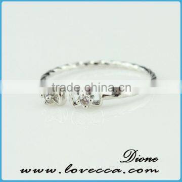 2015 New Fashion Hot Sell Shining Fashion Crystal Pave Diamond Rings for Party