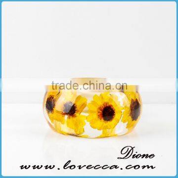 hand-made plant flower bangle new design Natural Real dry Flower bangle