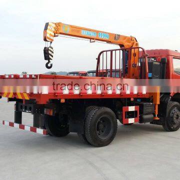 Hand Operated Lifting Equipment on Truck, Model No.: SQ3.2S3, 3.2ton Truck Crane With Telescopic Booms.