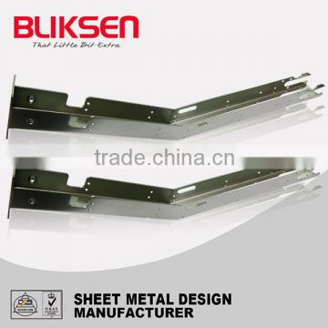 Heavy duty stamping z shaped metal bracket customized