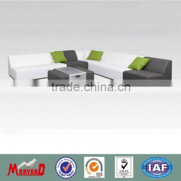 Durable outdoor leather sofa