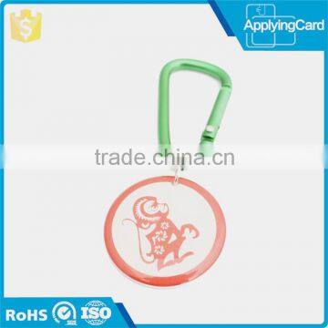 rfid card expoxy mini nfc tag with micro carabiner