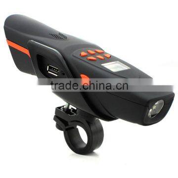 Hot! Fashion Design 7 Functions Excellent Sound AV126 Wireless Bicycle Bluetooth Speaker With LED Light Power Bank photo-4