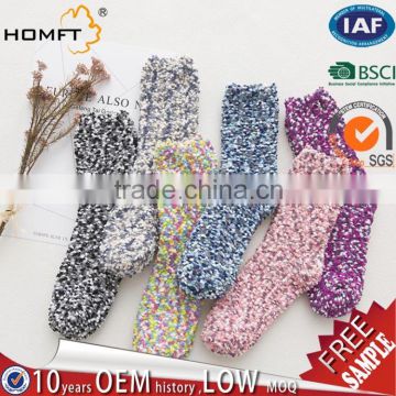 Youngth coral fleeze warm breathable personality trend floor socks