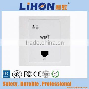 Wall mount wireless access point for hotel room