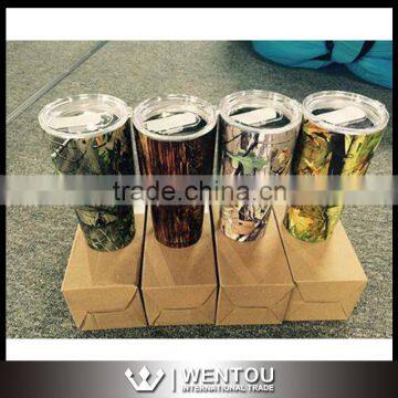 Powder Coated Stainless Steel Stain 30oz Camo Tumblers