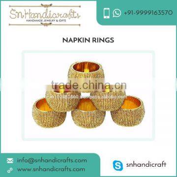 High Durable Excellent Design Napkin Ring Available at Lowest Market Price