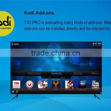 TX3 PRO Smart Tv Box Qbox Hd Receiver Play Store Kodi Android 6.0 Marshmallow Tv Box photo-5