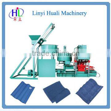 Automatic hydraulic concrete roofing tiles making machine