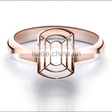 HY Fashion jewelry gold plated brass jewelry custom championship rings