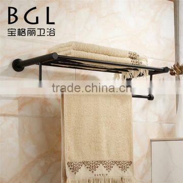 2015news most popular stainless steel 304 bathroom design Chrome finishing towel shelf