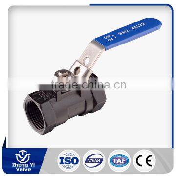 High quality low price 1-piece 1000wog ball valve with handle