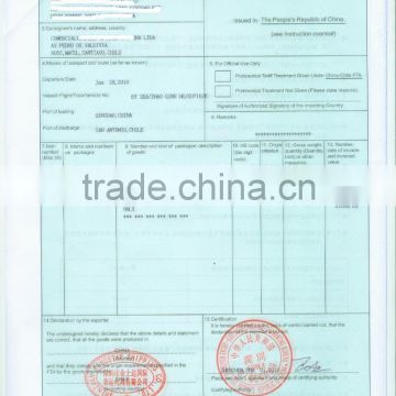 Certificate of Origin in Yiyang