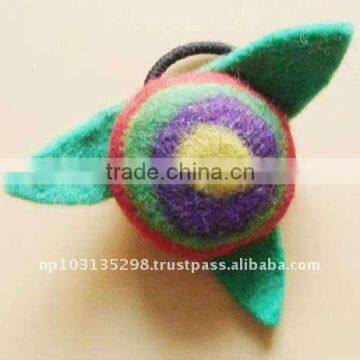 handmade felt hair band