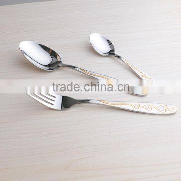 Elegant Spoon and Fork Set , Korean Soup Spoon , Fork and Spoon Gift Set photo-3