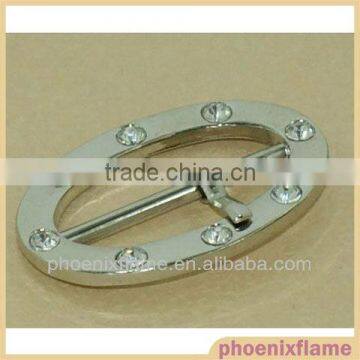 Pit Pattern Metal Buckle With Slide