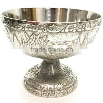 DESIGNER FRUIT BOWL, ALUMINIUM ELEGANT BOWL, FANCY FRUIT BOWL