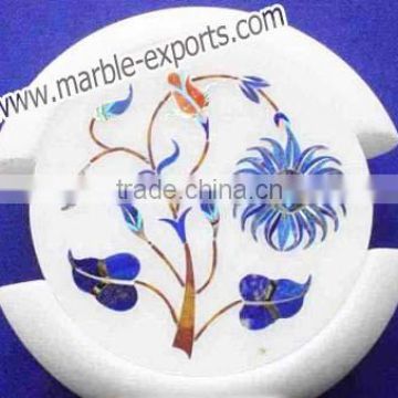 New promotional products ecofriendly marble coaster set