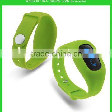 Belt clip sleep pedometer bracelet USB