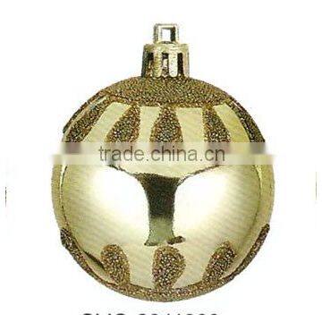 Golden christmas ornament ball for Christmas tree