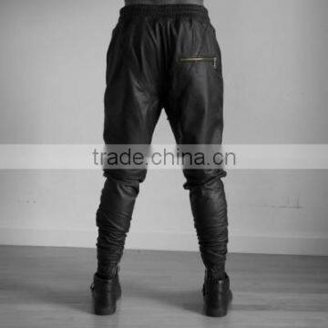 high quality mens leather pants with zip,Most Fashionable Mens Leather Pants 2013,Wholesale genuine leather pants men