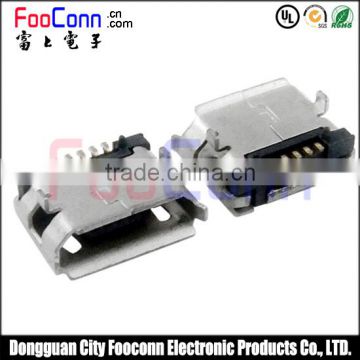 Micro 5pin B-type usb female connector