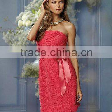 ZZ137 Cheap Mini Fashion Bridesmaid Dress