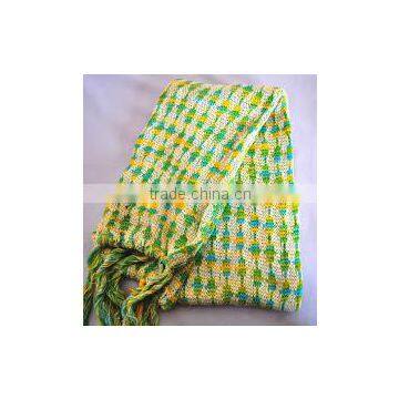 Cotton Scarf Hand Woven Double Weave photo-3