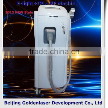 2013 New style E-light+IPL+RF machine www.golden-laser.org/ hair straightener with removable comb