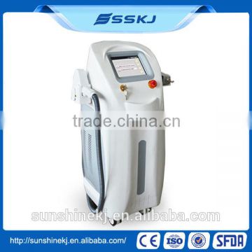 High quality 808nm laser diode hair removal salon machine with 1064&532nm