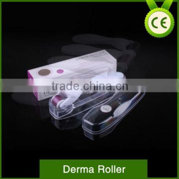 Stainless micro needle therapy derma roller 600 needles skin derma roller DRS