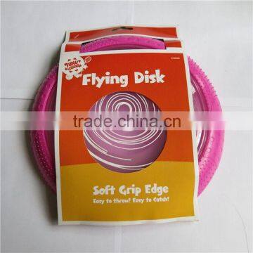 soft grip edge flying disk