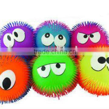 2016 Yiwu flashing with led puffer ball, custom logo print promotional puffer toys