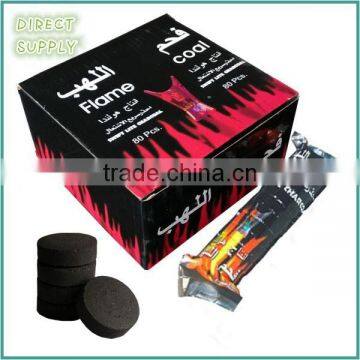 80pcs round shisha charcoal