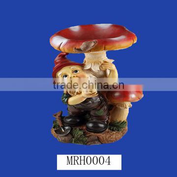 Lovely gnomes love mushroom Unique garden art