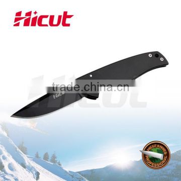 Black Coating Blade Liner Lock Folding Knife