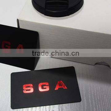 Glossy Finish Plastic Hico Magnetic Card With Barcode