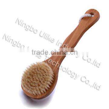 Good quality short handle bamboo body brush