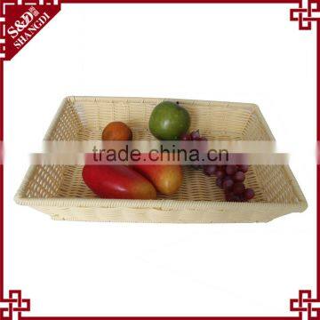 100% Hand Weaved Market Fruit and Vegetable Display Basket photo-3