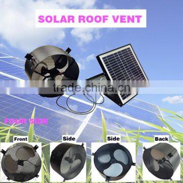 vent goods poly or mono panel 40watt DC Solar Attic Gable Roof Mount Air Exhaust Fan