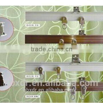 All Kinds of Colors Aluminum Anodized Profile Curtain Rod With End Cap photo-2