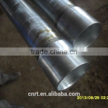 bs1387-85 black erw carbon steel pipe with BSP thread end